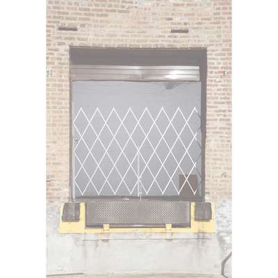 Folding Gate,Gray,6 To 7 Ft.