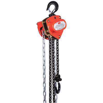 Manual Chain Hoist,1000 Lb.,