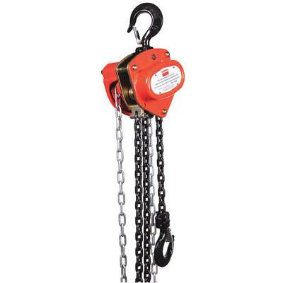 Hoist,Chain,1T,15Ft Lift