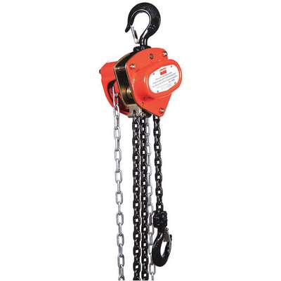 Manual Chain Hoist,2000 Lb.,