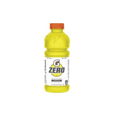 933819-8 Gatorade Zero, Sugar Free 20 oz. Sports Drink, Lemon Lime