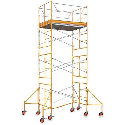 Scaffold Tower,15 Ft. H,Steel,