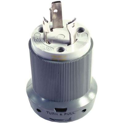 Plug,125VAC,30A,L5-30P,2P,3W
