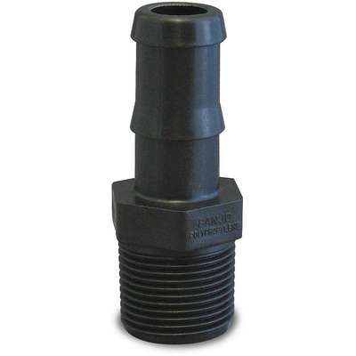Hose Barb,1/2 In Barb Size,Poly