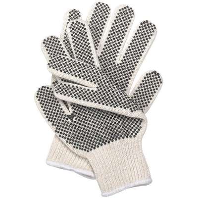 PVC Dotted Glove, Natural Xlrg