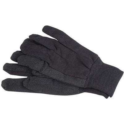 Jersey Gloves,10",L,Brown,Pr
