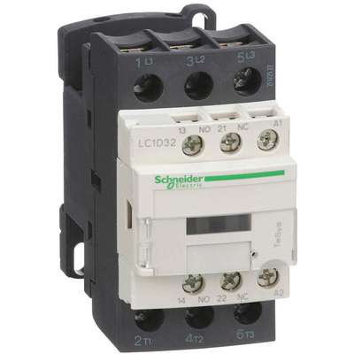 SCHNEIDER ELECTRIC LC1D32U7 240VAC Non-Reversing IEC Magnetic Contactor 3P 32A 