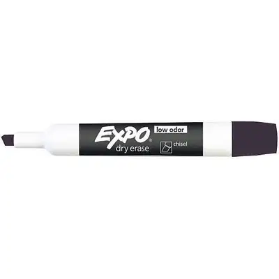 Dry Erase Marker,Chisel,PK12