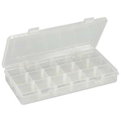 805 Westward Clear Plastic Adjustable Parts Organizer Box