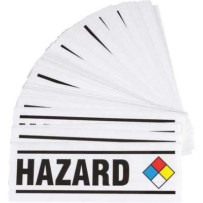 Hazardous Warning Label,PK100