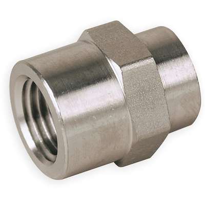 Hex Coupling,Pipe 3/8 x 1/4 In