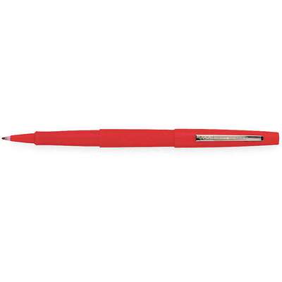 Felt Tip Pen,Stick,Medium,Red,