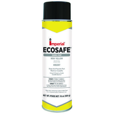 85207 Imperial Ecosafe Gloss Spray Paint, New Yellow, 16 oz. | Imperial  Supplies