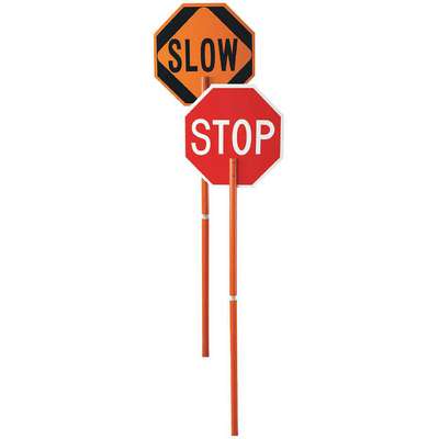 Stop/Slow Pole Mounted Paddle
