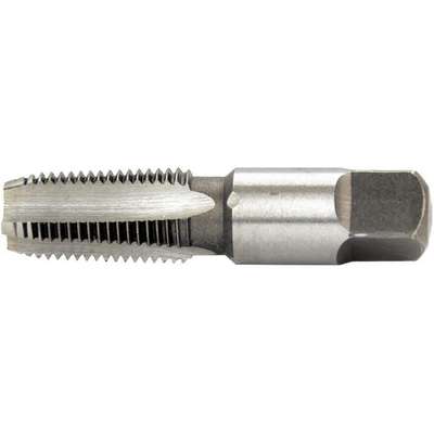 Pipe Tap,Taper,1/8-27,Uncoated,