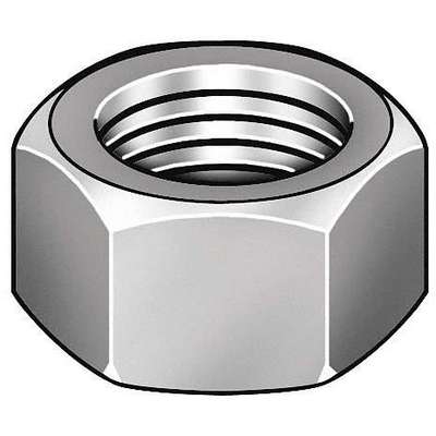 Stainless Steel Finished Hex Nut UNC 7/16-14 Qty 100 