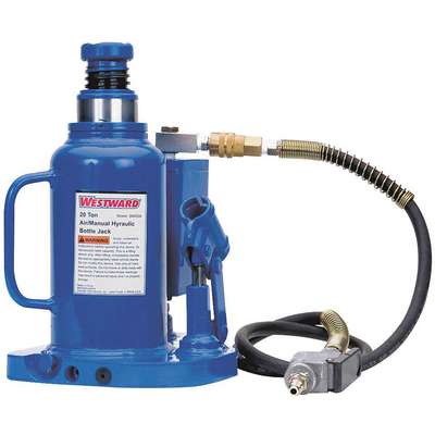 WEST. ウェッシャーツ!!!!!!! 青 910863-6 Westward 1ZKX8, 20 Ton High-Clearance Bottle Jack