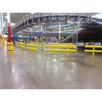Guard Rail System,Yellow,42 In.