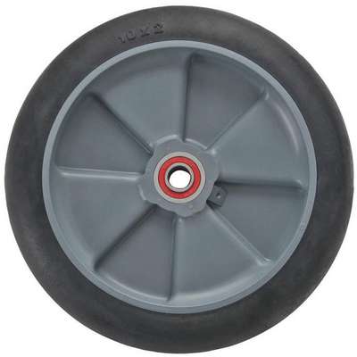 Wheel,8 In. Dia.,Rubber,2in.