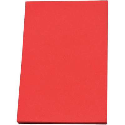 Foam Sheet,48" L,24" W,1/2",Red