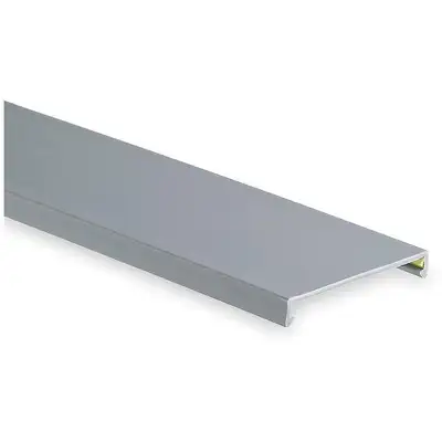 Wire Duct Cover,Flush,Gray,3.
