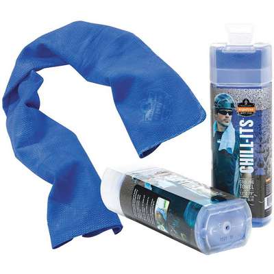Cooling Towel,Blue,13 x 29 In.