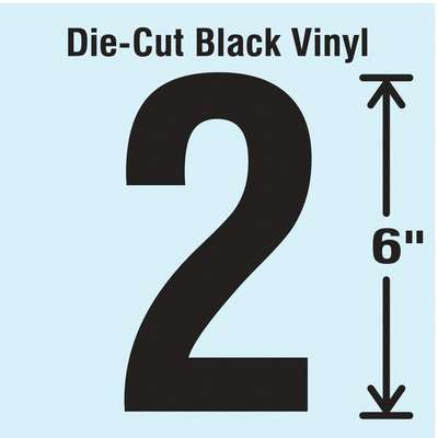 Die Cut Number Label,2