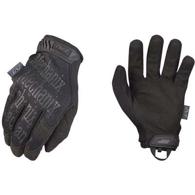 Mechanics Gloves,Full,Black/