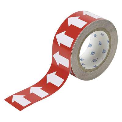 Arrow Tape,White/Red,2 In. W,