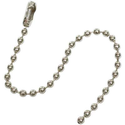 Beaded Chain,Np,4-1/2 In,PK100