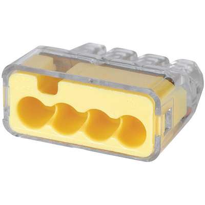 Push In Connector,4 Port,