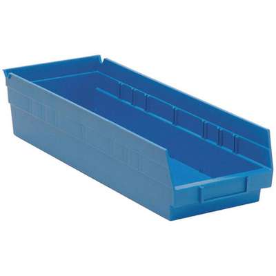 Shelf Bin,17-7/8L x 6-5/8W,Blue
