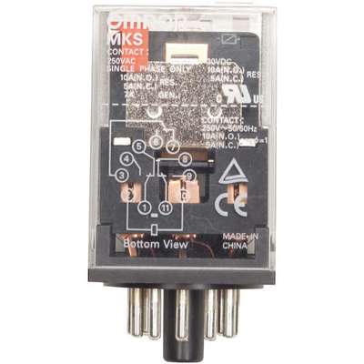 Plug In Relay,8 Pins,Octal,