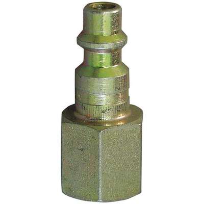 Coupler Plug,(f)npt,1/4,Brass