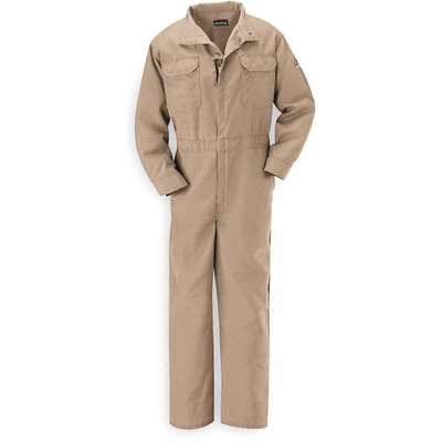 Flame-Resistant Coverall,Tan,