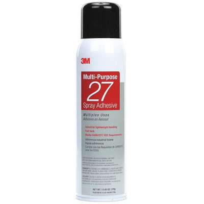 917917-9 3M Spray Adhesive, 13.80 oz. Aerosol Can, Less Than 140°F,  Begins to Harden: 15 sec. to 10 min.