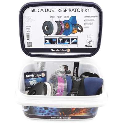 Half Mask Respirator Kit,Size