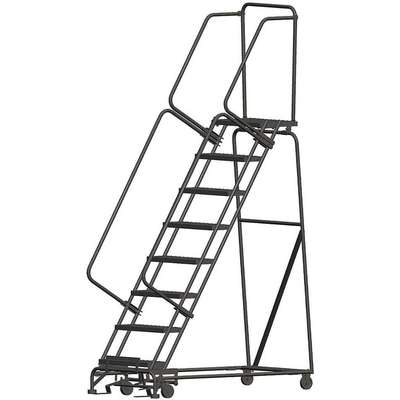 Lockstep Rolling Ladder,Steel,