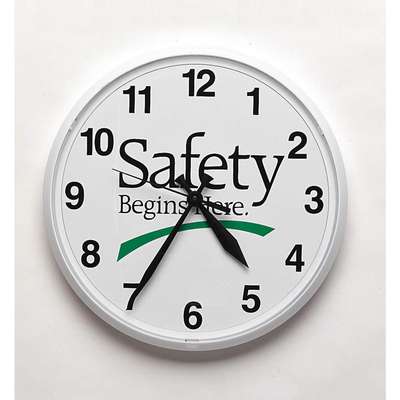 Wall Clock,Safety Begins Here,