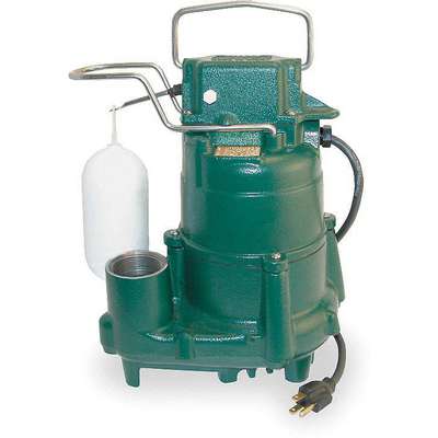 914715 1/2 HP Submersible Sump Pump, Vertical Switch Type, Cast Iron ...