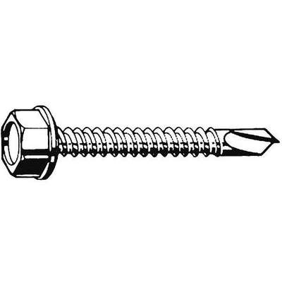 #10-16 Thread Size 1-1/2 Length Pan Head 18-8 Stainless Steel Self-Drilling Screw Pack of 10 #3 Drill Point Small Parts 1024KPP188 Phillips Drive Pack of 10 Plain Finish 1-1/2 Length 
