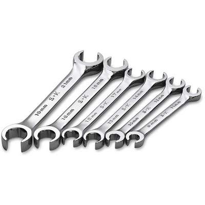 Flare Nut Wrench Set,6 Pieces,