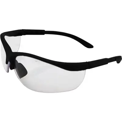 Safety Glass Black Frame Clear