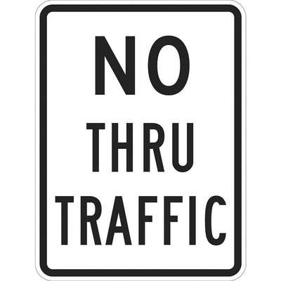 Traffic Sign,18"H,12"W,Aluminum