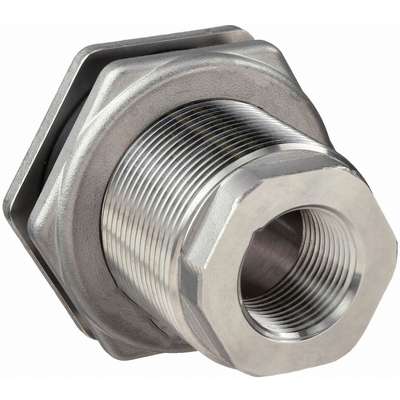 Stainless -16 AN Steel Bulkhead Fitting