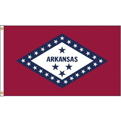 Arkansas Flag,4x6 Ft,Nylon