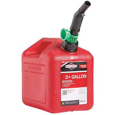 Gas Can,2 Gal.,Red,Self Vent,