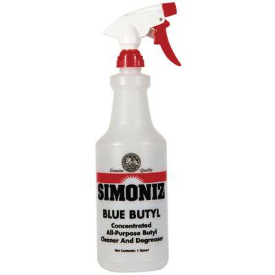 Simoniz Blue Butyl Empty Bottl