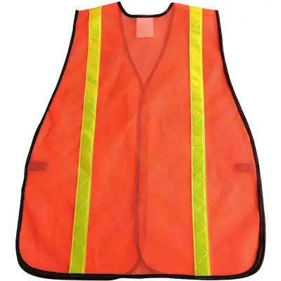 Non-Rated Vest, Orange W/Lime