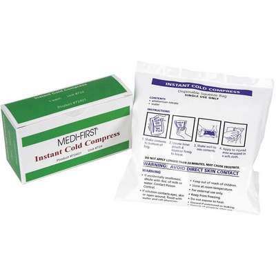 Instant Cold Pack,White,4In. x